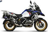 Tubo De Escape Con Homologación Acústica Titano Negro Copa Carbono - Termignoni Compatible Con Bmw R 1250 Gs (2019-2021)