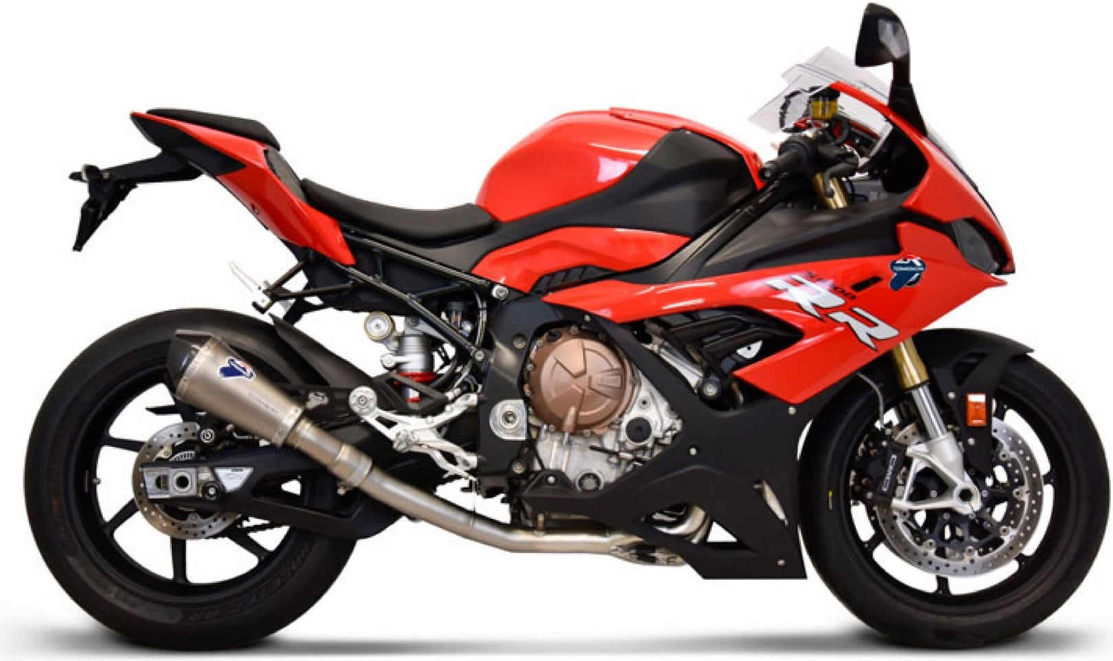 Complete Exhaust System Without Sound Certification Relevance Titanium Carbon Cap - Termignoni Compatible With Bmw S 1000 Rr (2019-2020)