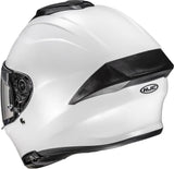 Casco Integral Para Moto Hjc C71 Advanced Polycarbonate Blanco Perlado Talla 11 Xxl