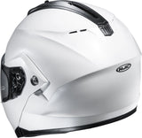 Casco Modular Para Moto Hjc C91N Advanced Polycarbonate Composite Blanco Perlado Talla 08 M