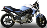 Escape Doble Con Homologación Acústica Furore Aluminio Negro - Gpr Compatible Con Cagiva Raptor 1000 (2000-2003)