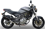 Escape Doble Con Homologación Acústica Furore Aluminio Negro - Gpr Compatible Con Cagiva Raptor 650 (2001-2005)