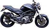 Escape Doble Con Homologación Acústica Furore Aluminio Negro - Gpr Compatible Con Cagiva Raptor 1000 (2000-2003)