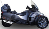 Tubo De Escape Con Homologación Acústica Albus Ceramic Aluminio Blanco - Gpr Compatible Con Can Am Spyder 1000 Gs (2007-2009)