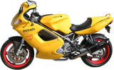 Doble Salida De Escape Con Catalizador Y Homologación Acústica Furore Aluminio Negro - Gpr Compatible Con Ducati St4 - S (1999-2005)