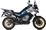 Tubo De Escape Con Homologación Acústica Speed Edge Acero Negro Carbono - Mivv Compatible Con Cfmoto 800 Mt (2022-2024)