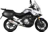 Non-Catalytic Exhaust Tip With Sound Certification Oval Stainless Steel - Mivv Compatible With Cfmoto 650 Mt (2021-2024)