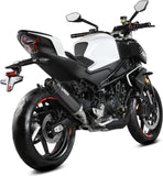 Tubo De Escape Con Homologación Acústica Ak-1 Acero Negro - Mivv Compatible Con Cfmoto 450 Nk (2023-2024)