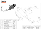 Sistema De Escape Completo Con Catalizador Y Homologación Acústica Urban Acero - Mivv Compatible Con Honda Sh 300 (2007-2014)
