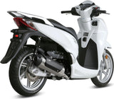 Sistema De Escape Completo Con Catalizador Y Homologación Acústica Urban Acero - Mivv Compatible Con Honda Sh 300 (2015-2016)