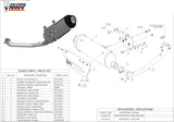 Sistema De Escape Completo Con Catalizador Y Homologación Acústica Urban Acero - Mivv Compatible Con Kymco K-Xct 300 (2012-2016)