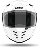 Casco Integral Para Moto Airoh Connor - Cn14 Thermoplastic Hrt Blanco Gloss Color Talla Xs