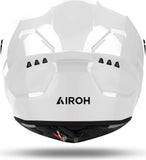 Casco Integral Para Moto Airoh Connor - Cn14 Thermoplastic Hrt Blanco Gloss Color Talla Xl