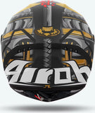 Casco Integral Para Moto Airoh Connor - Cns17 Thermoplastic Hrt Mate Samurai Talla L