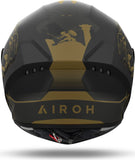 Casco Integral Para Moto Airoh Connor - Cntit35 Thermoplastic Hrt Titanio Mate Talla L