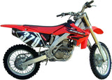Sistema De Escape Completo Sin Catalizador Y Con Homologación Acústica Furore Aluminio Negro - Gpr Compatible Con Honda Crf 450 R - E (2005)