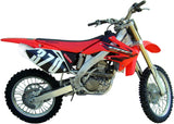Sistema De Escape Completo Sin Catalizador Y Con Homologación Acústica Albus Ceramic Aluminio Blanco - Gpr Compatible Con Honda Crf 250 R (2006-2009)