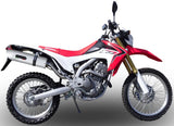 Sistema De Escape Completo Con Catalizador Y Homologación Acústica Albus Ceramic Aluminio Blanco - Gpr Compatible Con Honda Crf 250 L (2013-2016)