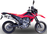 Sistema De Escape Completo Con Catalizador Y Homologación Acústica Albus Ceramic Aluminio Blanco - Gpr Compatible Con Honda Crf 250 M (2013-2016)