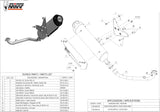 Sistema De Escape Completo Sin Catalizador Y Con Homologación Acústica Urban Acero - Mivv Compatible Con Piaggio Beverly 125 (2010-2012)