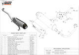 Sistema De Escape Completo Con Catalizador Y Homologación Acústica Urban Acero - Mivv Compatible Con Suzuki Uh 125 Burgman (2002-2006)