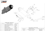 Sistema De Escape Completo Sin Catalizador Y Con Homologación Acústica Urban Acero - Mivv Compatible Con Suzuki Uh 200 Burgman (2007-2015)