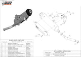 Tubo De Escape Sin Catalizador Y Con Homologación Acústica Urban Acero - Mivv Compatible Con Yamaha X-Max 400 (2013-2016)