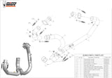 Non-Catalytic Connector Pipe - Mivv Compatible With Ducati Hypermotard 1100 (2007-2009)