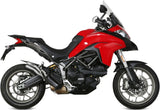 Exhaust Tip With Noise Certification Double Gun Stainless Steel - Mivv Compatible With Ducati Multistrada 950 (2017-2021)