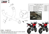 Tubo De Conexión No Catalizado - Mivv Compatible Con Ducati Multistrada 1200 Enduro (2016-2018)