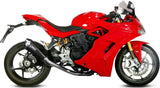Tubo De Escape Con Catalizador Y Homologación Acústica Delta Race Acero Negro Carbono - Mivv Compatible Con Ducati Supersport 939 - S (2017-2020)
