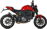 Exhaust Tip With Noise Certification X-M5 Steel Black Carbon - Mivv Compatible With Ducati Monster + (2021-2024)