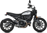 Tubo De Escape Con Catalizador Y Homologación Acústica X-M1 Acero Negro - Mivv Compatible Con Ducati Scrambler 800 Icon (2021-2022)