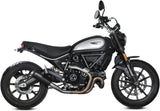 Tubo De Escape Sin Catalizador Y Sin Homologación Acústica X-M1 Acero Negro - Mivv Compatible Con Ducati Scrambler 800 Icon (2021-2022)