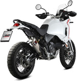 Exhaust Tip With Noise Certification Dakar Titanium - Mivv Compatible With Ducati Desert-X (2022-2024)