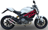 Sistema De Escape Completo Con Catalizador Y Homologación Acústica Deeptone Acero - Gpr Compatible Con Ducati Monster 796 (2010-2014)