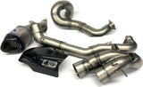 Sistema De Escape Completo Sin Homologación Acústica Full Titano Copa Carbono - Termignoni Compatible Con Ducati Multistrada 1260 (2018-2020)
