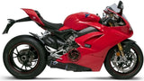 Escape Doble Sin Homologación Acústica Titano Negro Copa Aluminio - Termignoni Compatible Con Ducati Panigale V4 S (2018-2021)