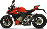 Escape Doble Sin Homologación Acústica Titano Negro Copa Aluminio - Termignoni Compatible Con Ducati Streetfighter V4 (2020-2021)