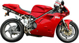 Escape Doble Con Homologación Acústica Deeptone Acero - Gpr Compatible Con Ducati 996 - S - Sps (1998-2001)