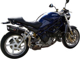 Escape Doble Con Homologación Acústica Furore Aluminio Negro - Gpr Compatible Con Ducati Monster S4 (2001-2003)