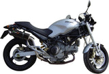 Escape Doble Con Homologación Acústica Furore Aluminio Negro - Gpr Compatible Con Ducati Monster 750 (2001-2003)