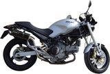 Escape Doble Con Homologación Acústica Furore Aluminio Negro - Gpr Compatible Con Ducati Monster 900 (2001-2003)