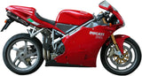 Escape Doble Con Homologación Acústica Furore Aluminio Negro - Gpr Compatible Con Ducati 998 - R - Fe (2001-2004)