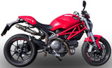 Doble Salida De Escape Con Catalizador Y Homologación Acústica Deeptone Acero - Gpr Compatible Con Ducati Monster 1100 (2009-2010)