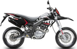 Tubo De Escape Con Homologación Acústica Furore Aluminio Negro - Gpr Compatible Con Derbi Senda 125 R - Sm (2004-2012)