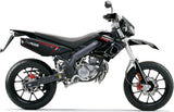 Complete Catalytic Exhaust System With Sound Certification Furore Aluminium Black - Gpr Compatible With Derbi Senda Drd 125 R - Sm (2009-2013)