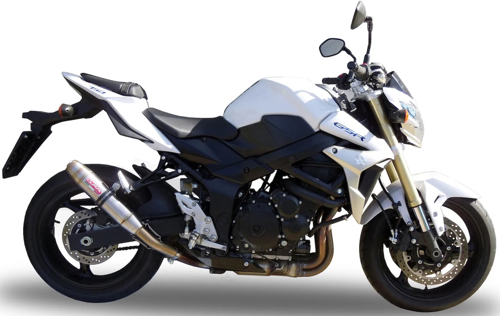Tubo De Escape Con Homologación Acústica Deeptone Acero - Gpr Compatible Con Suzuki Gsr 750 (2011-2015)