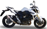 Tubo De Escape Con Homologación Acústica Deeptone Acero - Gpr Compatible Con Suzuki Gsr 750 (2011-2015)