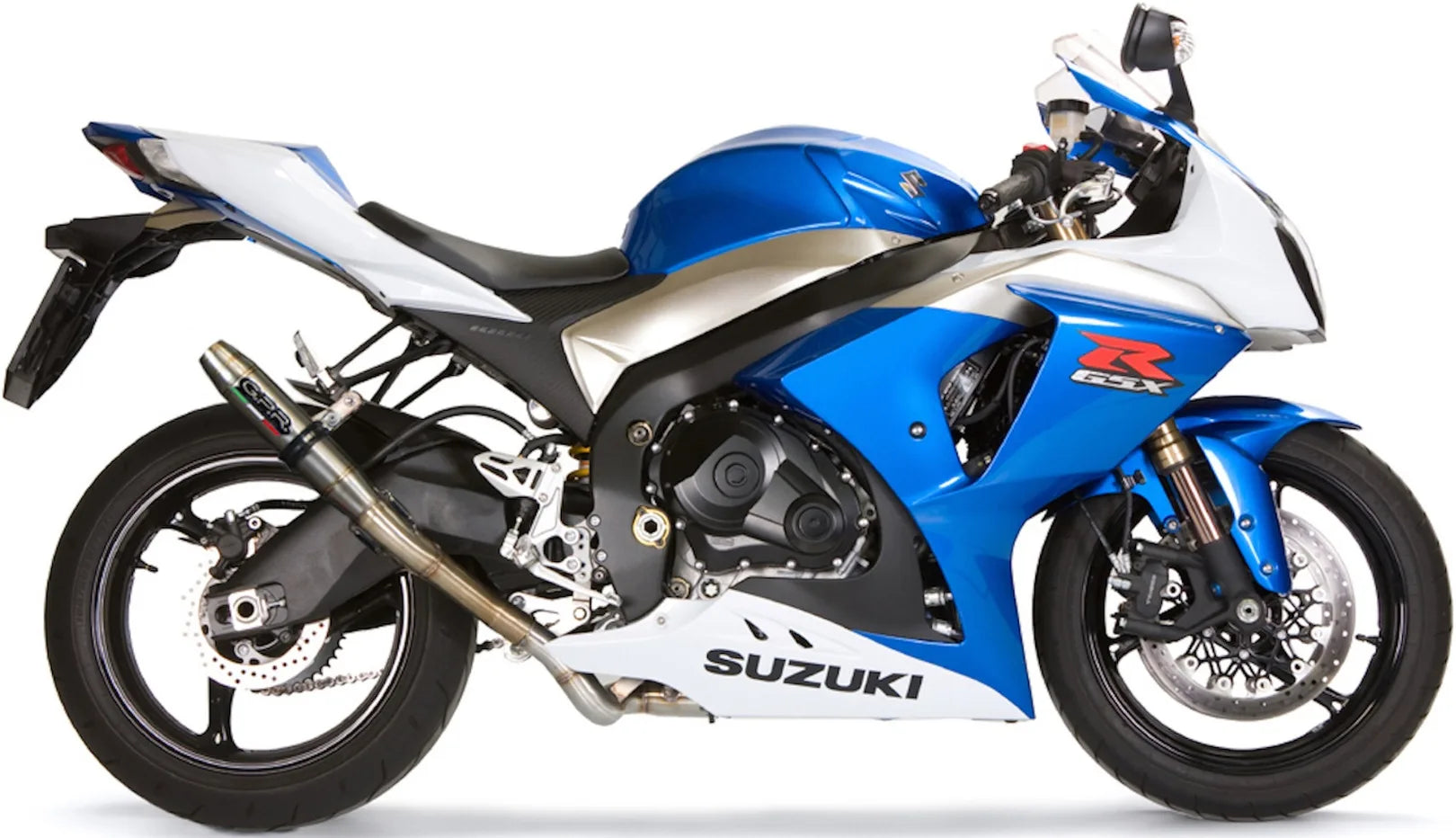 Tubo De Escape Con Homologación Acústica Deeptone Acero - Gpr Compatible Con Suzuki Gsx-R 1000 K9 (2009-2011)